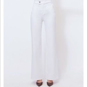 Baldwin white flare jeans